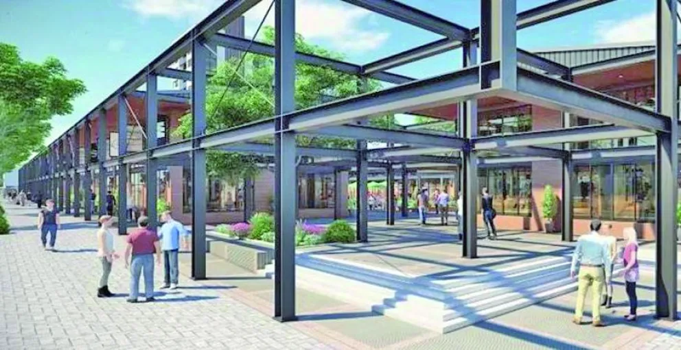 Buscan alternativas para agilizar el financiamiento  del Centro Comercial a Cielo Abierto de Rawson