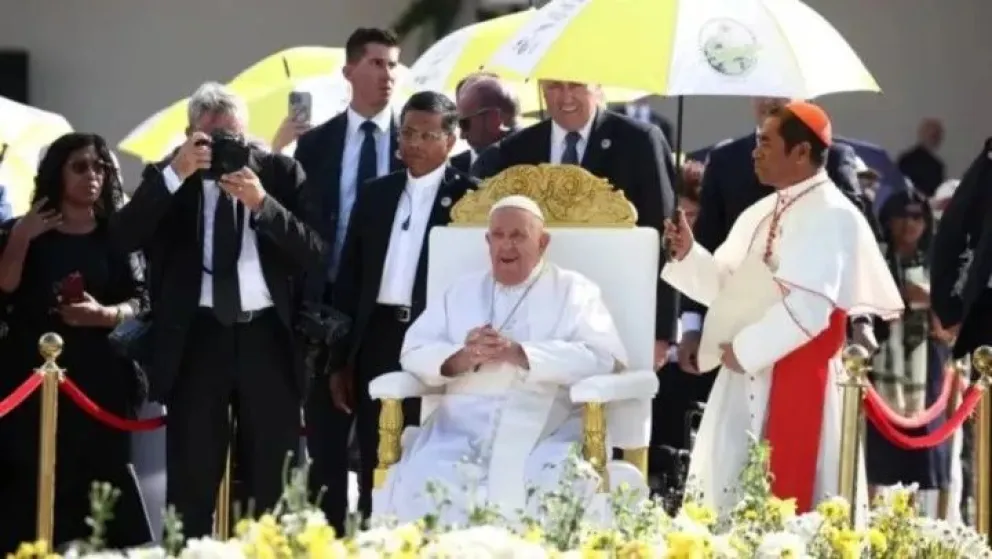 La misa histórica del Papa Francisco en Timor Oriental ante 600 mil personas