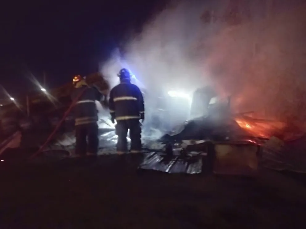 Incendio en el barrio San Martín