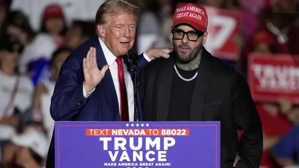 Trump piropeó al cantante Nicky Jam al confundir su género: "She's hot"