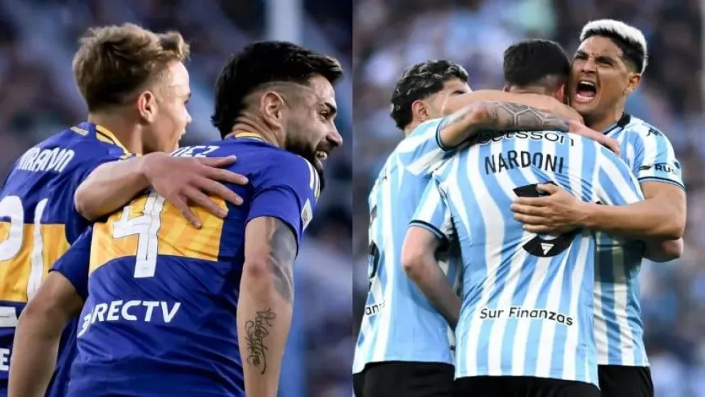 Racing le ganó a Boca y se acerca a la punta