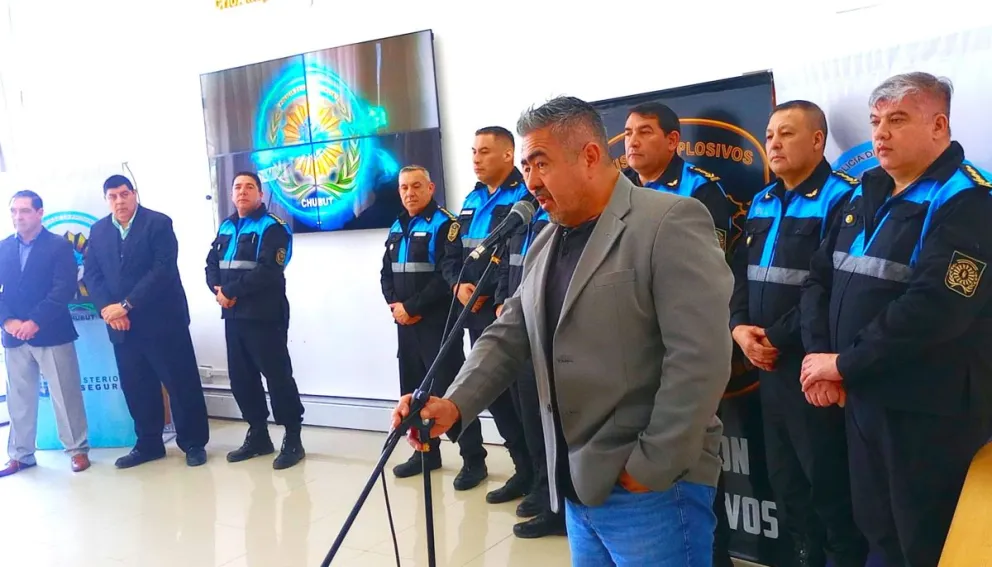 Rawson: La Policía del Chubut se capacitó en desactivación de explosivos de alta detonación