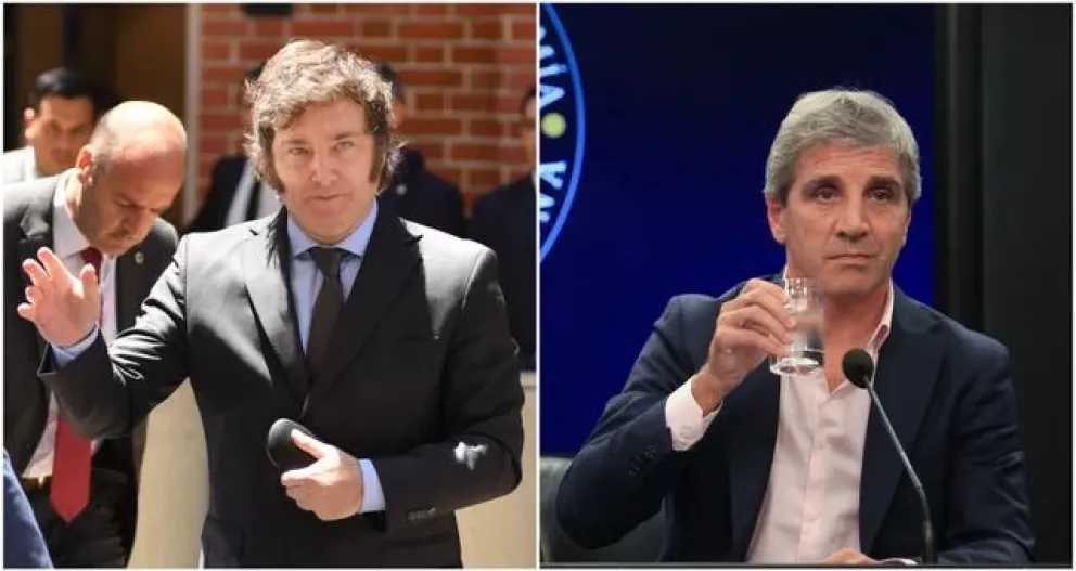 Javier Milei y Luis Caputo viajarán la semana próxima a EEUU en búsqueda de apoyo financiero