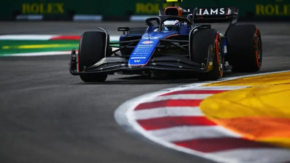 Franco Colapinto largará duodécimo en el Gran Premio de Singapur