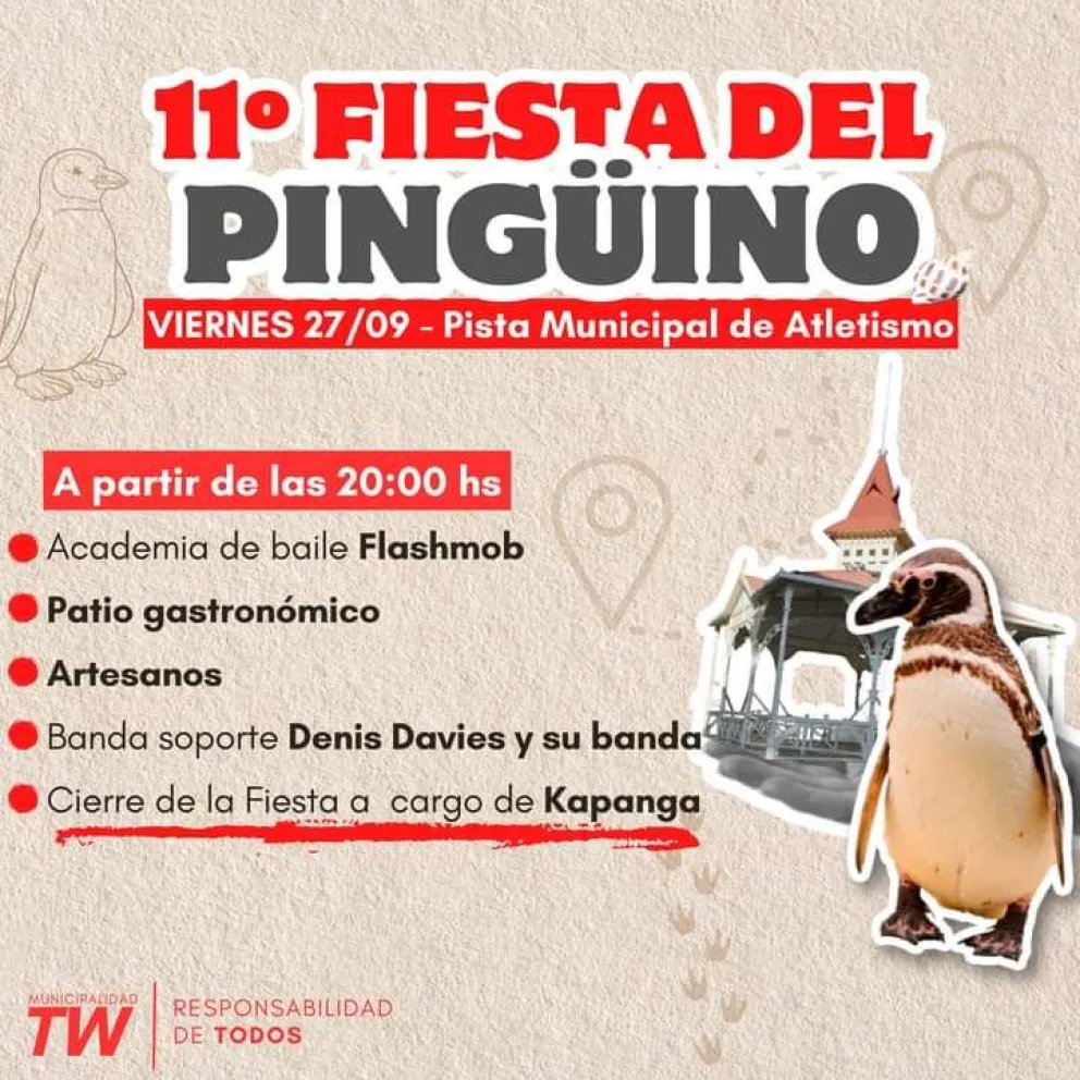 Kapanga será la encargada del cierre de la Fiesta del Pingüino