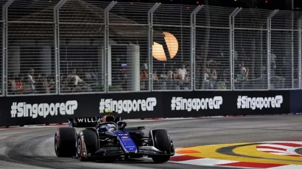 Franco Colapinto TERMINÓ UNDÉCIMO en el Gran Premio de Singapur