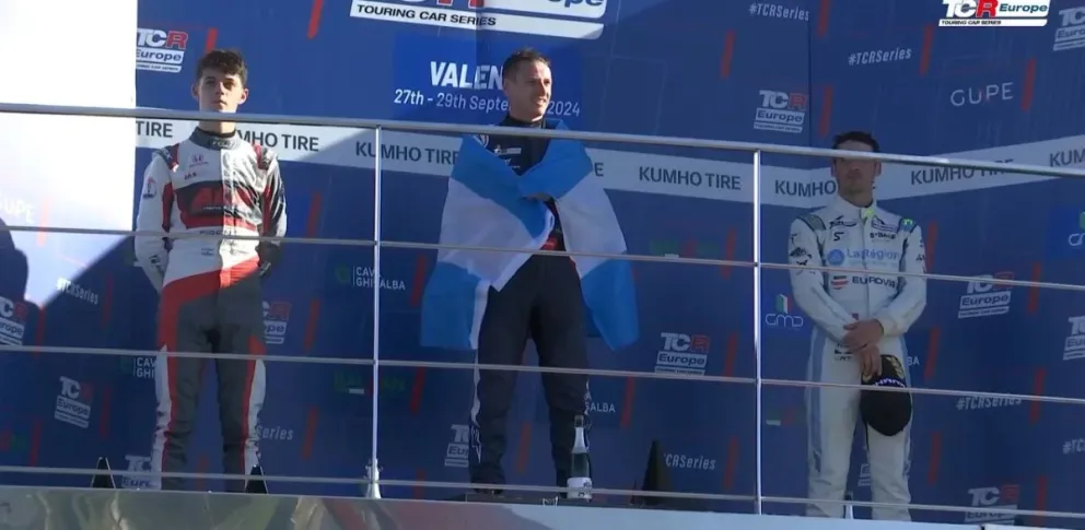 Montenegro abandonó en Valencia y quedó tercero en el campeonato