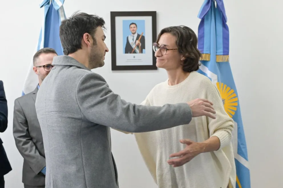Torres tomó juramento a Sergio Wisky como presidente del ISSyS y a Denise Acosta como secretaria de Salud