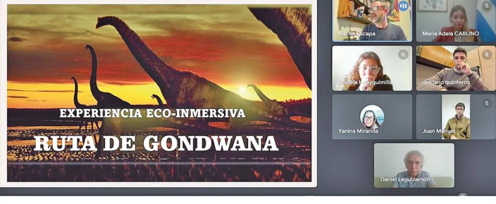 Provincia expuso ante la Cancillería Argentina el proyecto del Corredor Turístico Valle de Gondwana