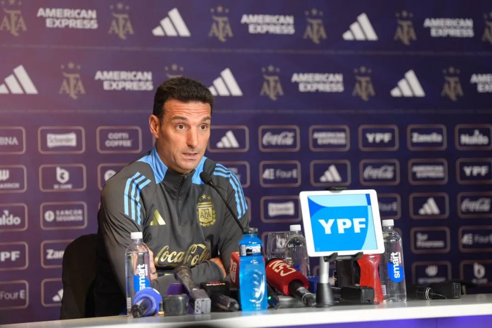 Scaloni en la previa del encuentro ante Chile: "Intentaremos seguir manteniendo el nivel"