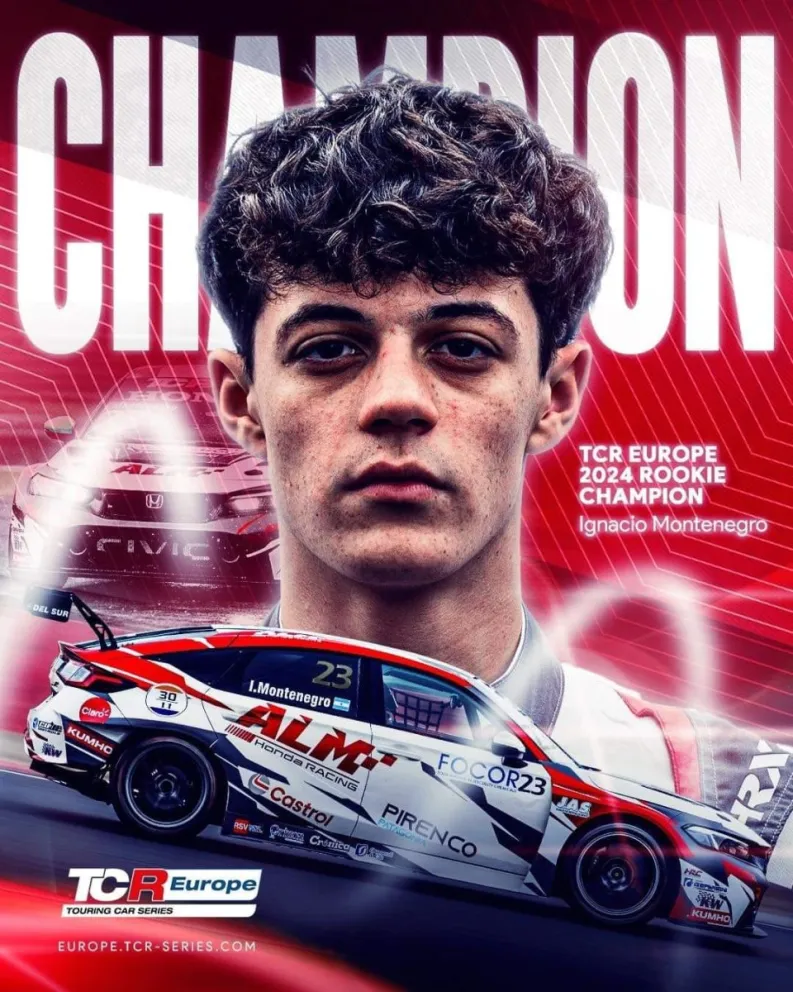 Ignacio Montenegro campeón Rookie en República Checa