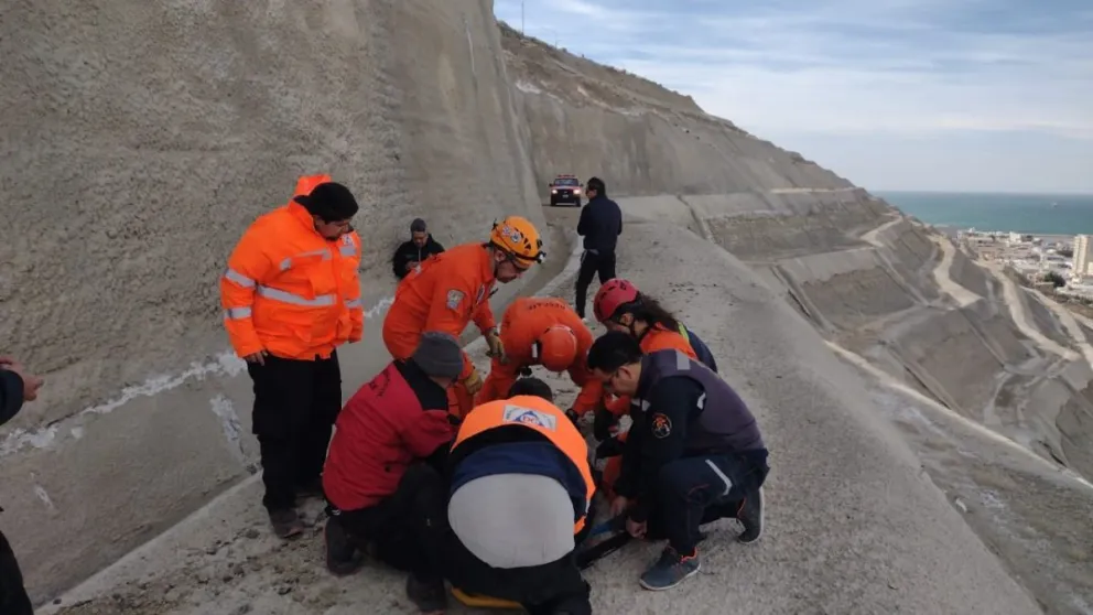 Rescate en el Cerro Chenque 