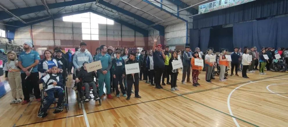 Esquel: Con más de 150 participantes, Provincia inició los primeros Juegos Deportivos Chubutenses para personas con discapacidad