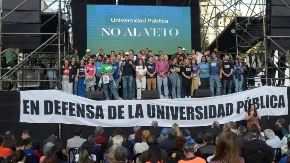 Marcha Federal Universitaria: los 10 puntos claves del documento que se leyó en el cierre del acto central