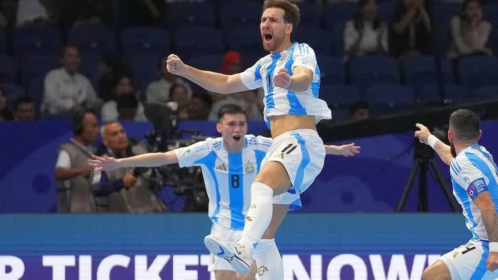 Argentina derrotó 3-2 a Francia y jugará la final del Mundial de futsal contra Brasil