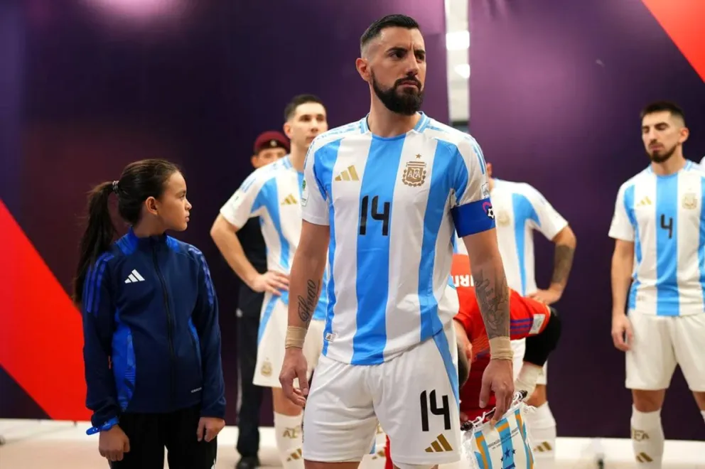 Mundial de Futsal: el capitán argentino Pablo Taborda afirmó que ante Brasil “es una final soñada”