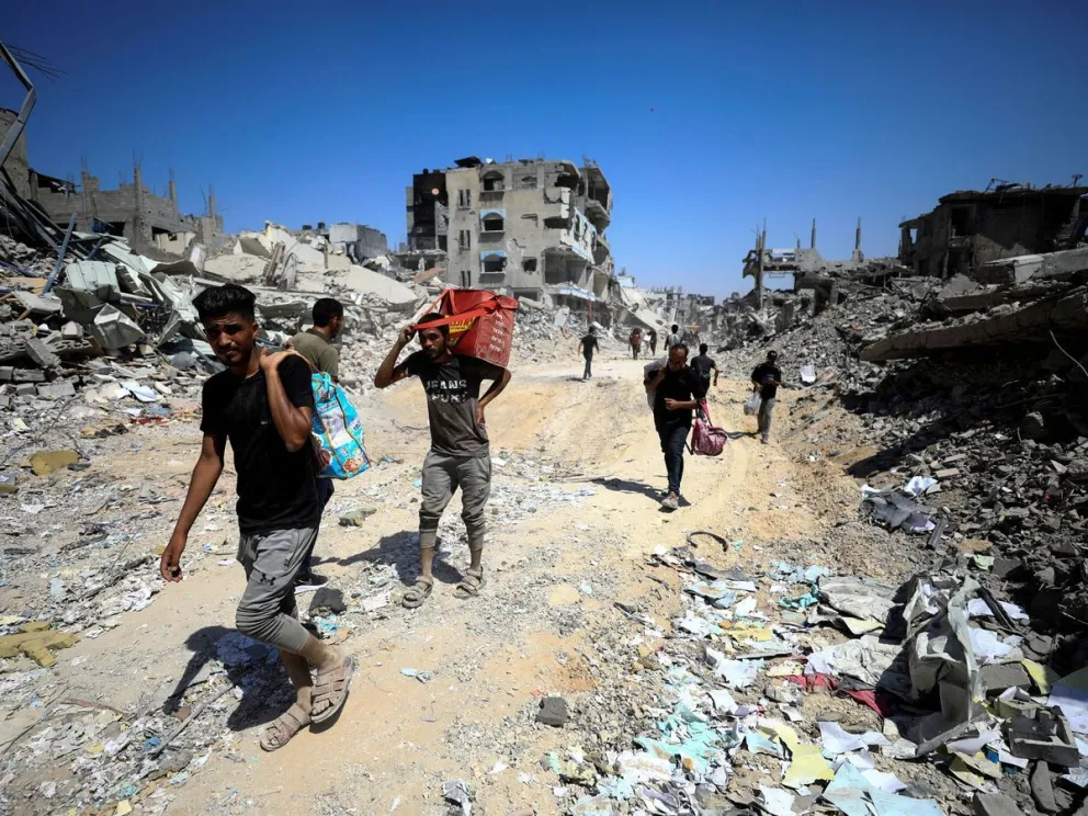 Dura ofensiva israelí en la Franja de Gaza