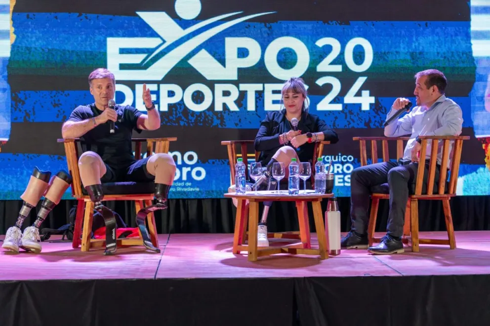 Othar recibió a Pablo Giesenow, el hombre que perdió las piernas en un accidente y se convirtió en un referente nacional del deporte adaptado