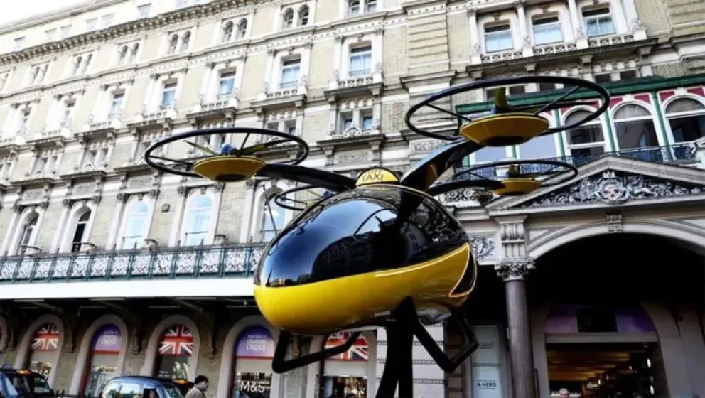 Un “taxi volador” sorprende a curiosos y entusiastas tecnológicos
