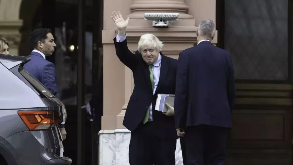 En medio de tensiones por Malvinas ¿Milei y Boris Johnson juntos en Casa Rosada?