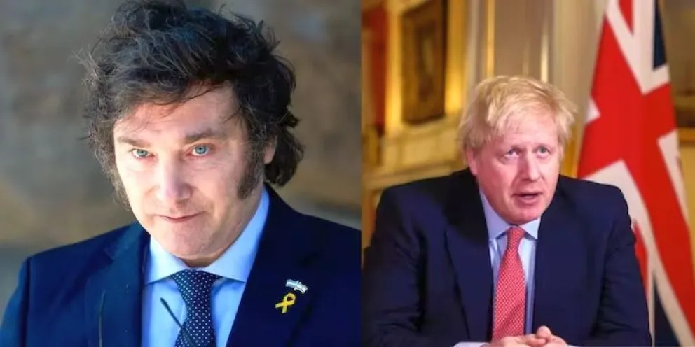 Milei se reunió con Boris Johnson, visitará el Reino Unido y ahora quiere conocer a su “ídolo” Mick Jagger