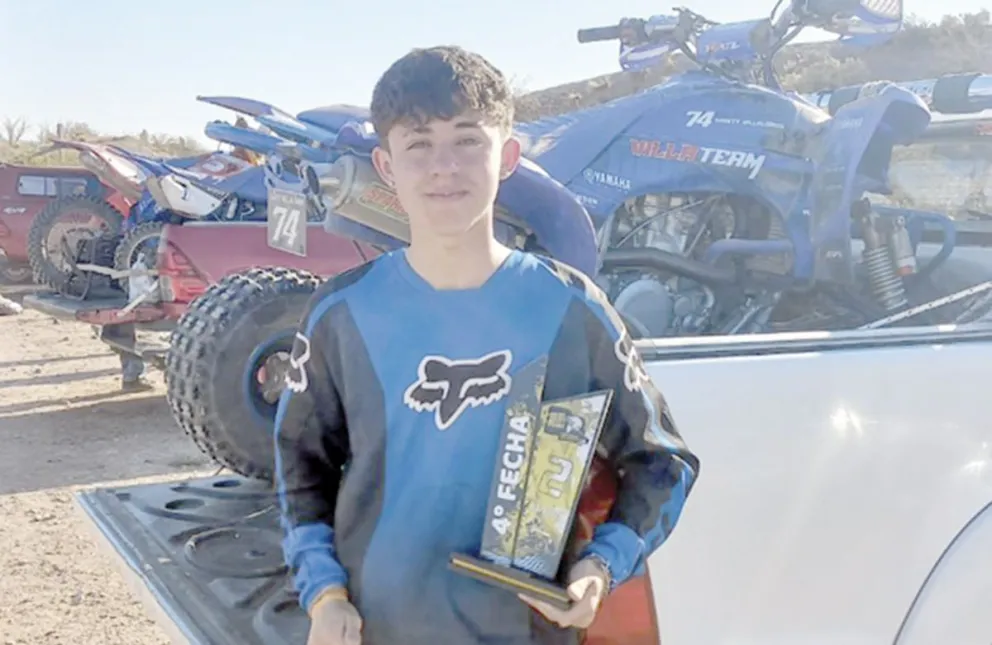 Santino Villalobos logró el subcampeonato en Río Negro