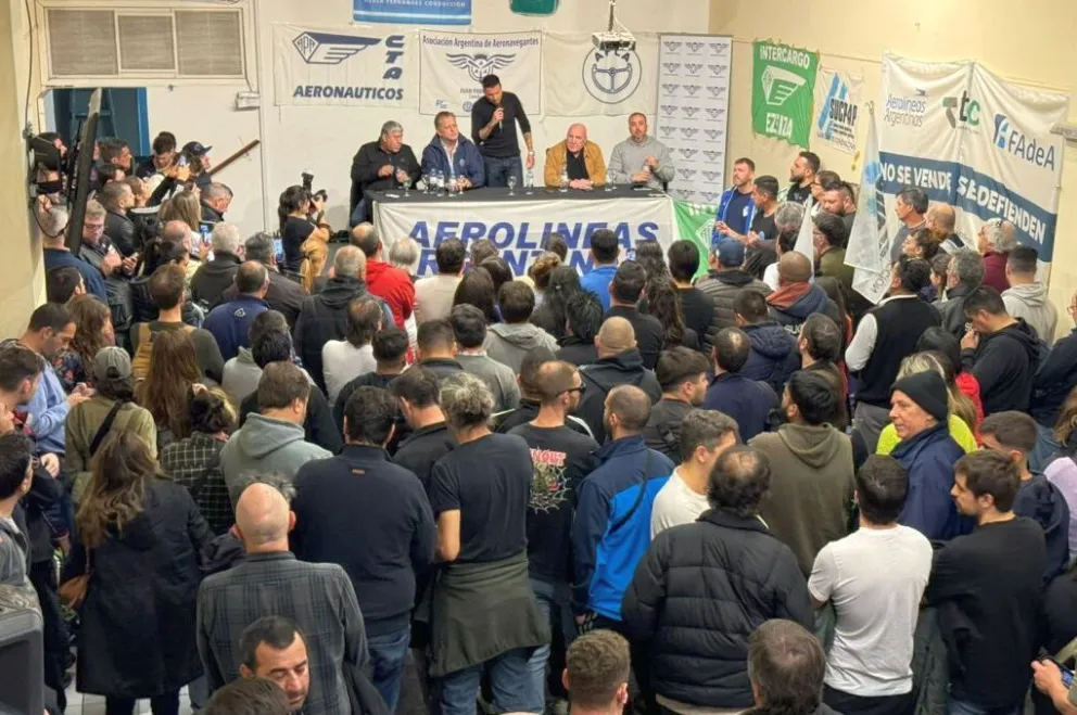 Los aeronavegantes siguen denunciando persecución sindical y van al paro el 30 de octubre
