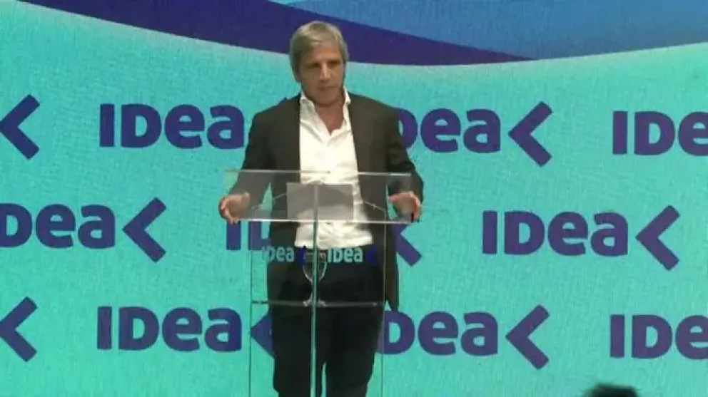 Luis Caputo habló ante los principales empresarios del país en el tradicional Coloquio de IDEA 
