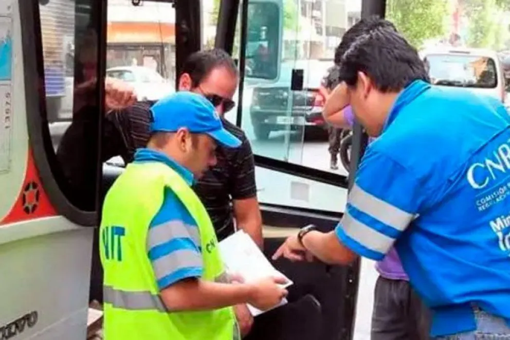 Control y notificaciones por la gratuidad del transporte a personas con discapacidad