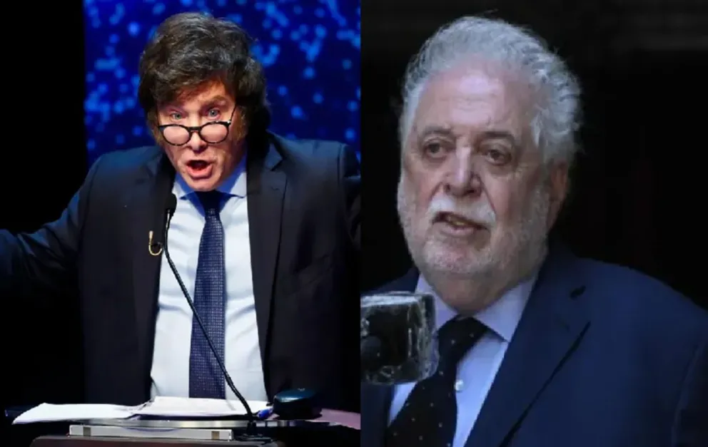 De "siniestro" tildó Milei a Ginés González García y el kirchnerismo lo cruzó
