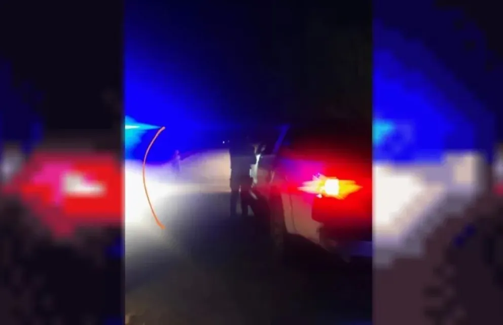 Desconcierto por la aparición de  un fantasma en un control policial