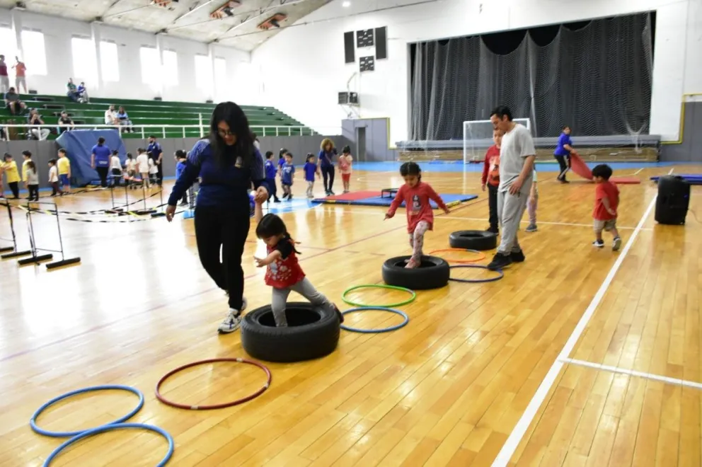  Los más chiquitos animaron el tercer encuentro del año de Educación Física Infantil (EFI)
