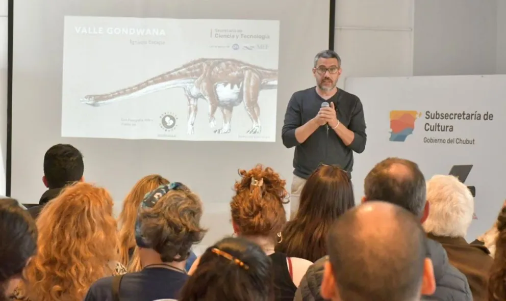 Rawson: Provincia realizó un Conversatorio sobre el libro "Valle de Gondwana"
