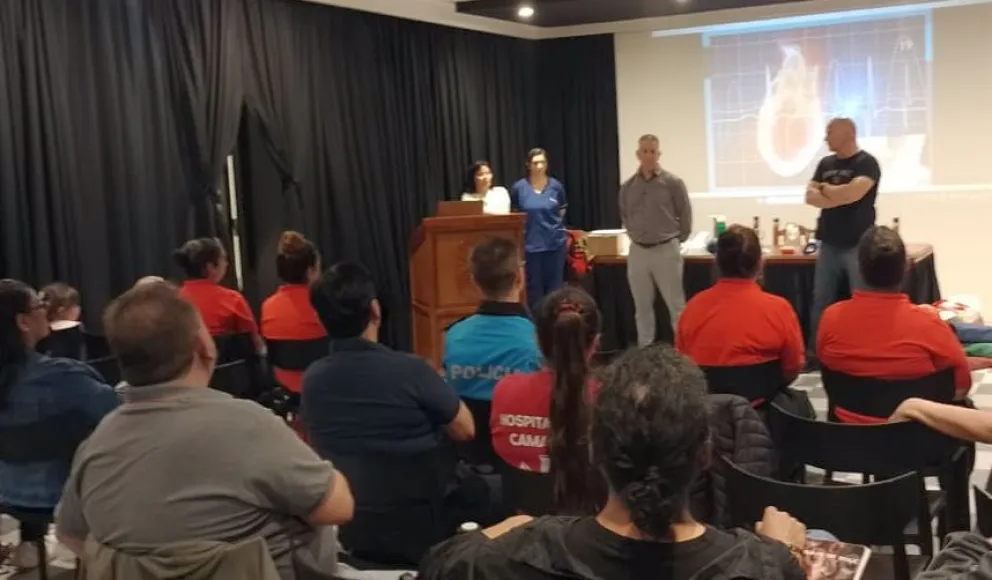 Camarones: Se realizó una Jornada de Emergencia Prehospitalaria