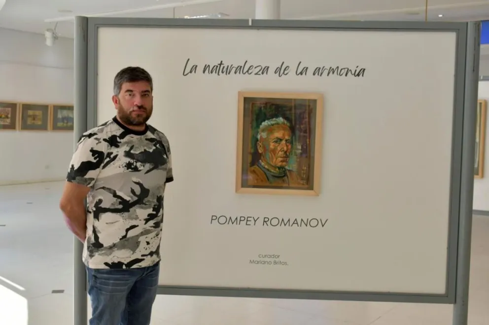 Rawson: Provincia invita a disfrutar de la muestra de arte “La Naturaleza de la Armonía” de Pompey Romanov