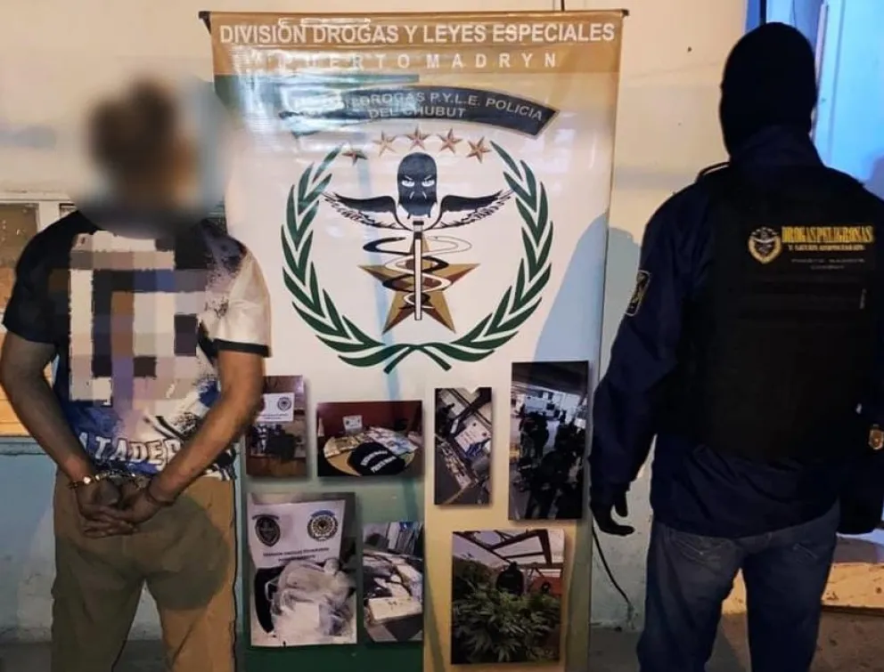 La Policía del Chubut desarticuló puntos de narcomenudeo en Puerto Madryn