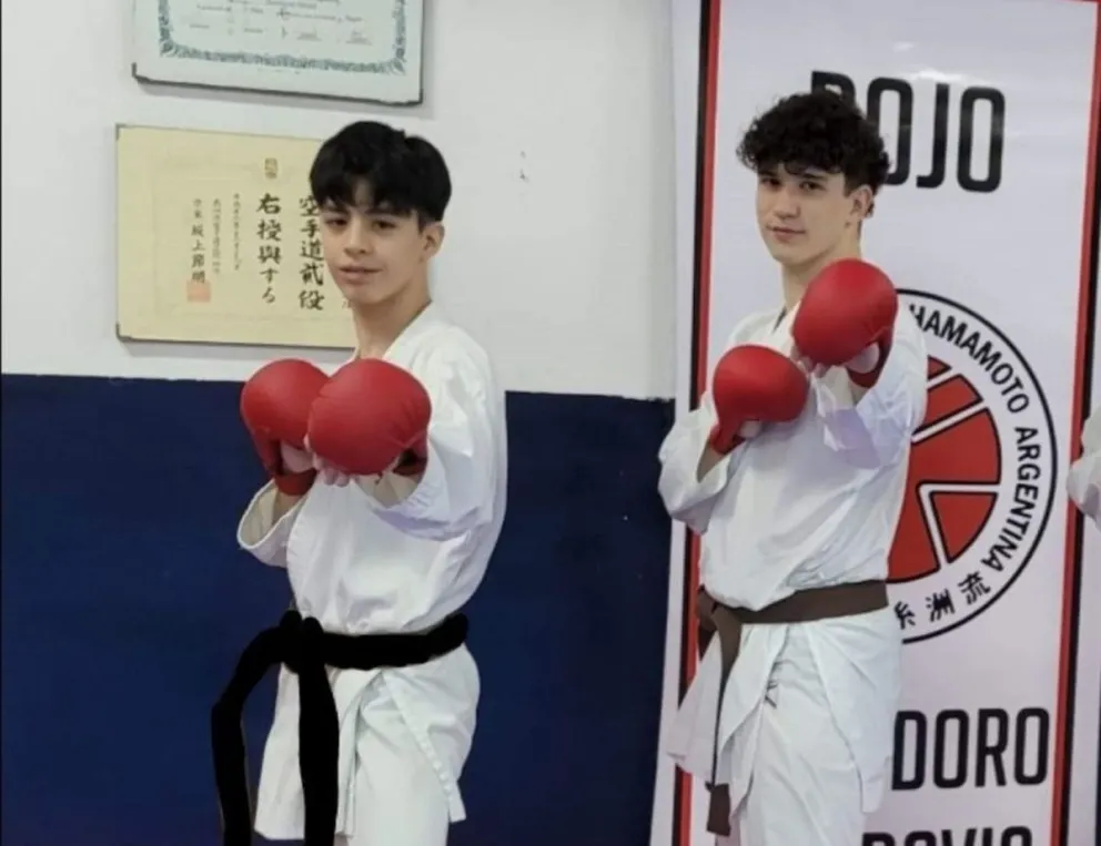 Román Catrimán y Joaquín Estevao a la selección de Chubut para ser parte de los "Juegos Nacionales Evita"