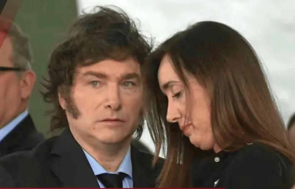 Milei volvió a mostrarse junto a Victoria Villarruel en un acto de la Policía Federal