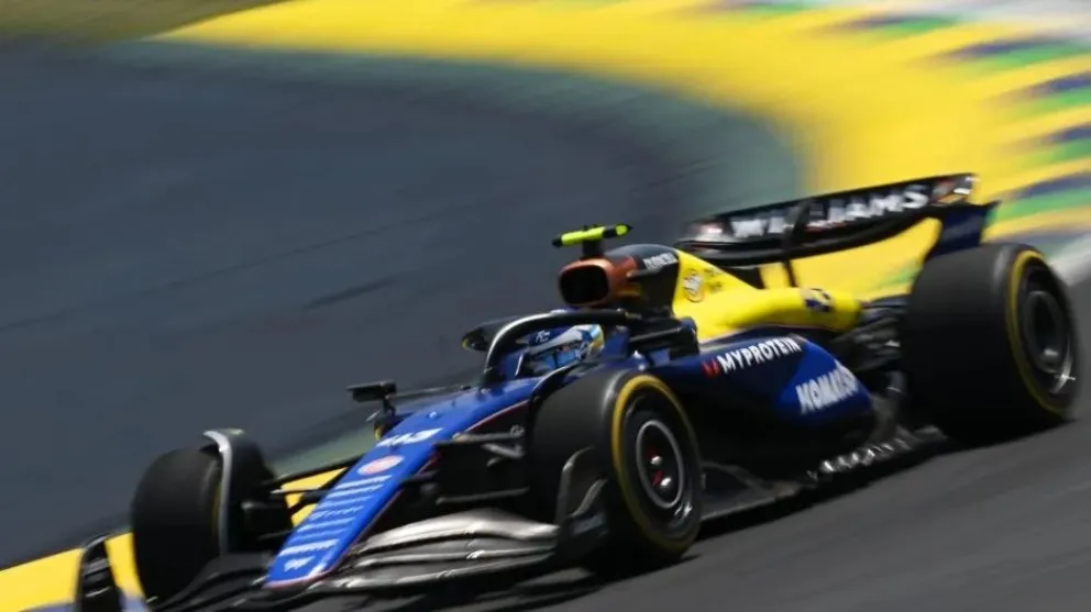 Colapinto larga 14° en la carrera sprint del Gran Premio de Brasil