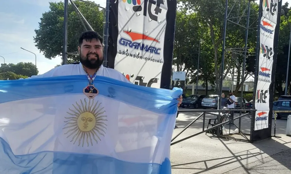 Tadeo Carrazana ganó el Bronce en la Copa del Mundo de Taekwondo ITF