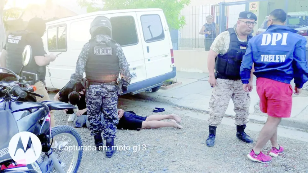 Delincuentes de Trelew que robaron en Rada Tilly tenían antecedentes y algunos gozaban de libertad condicional