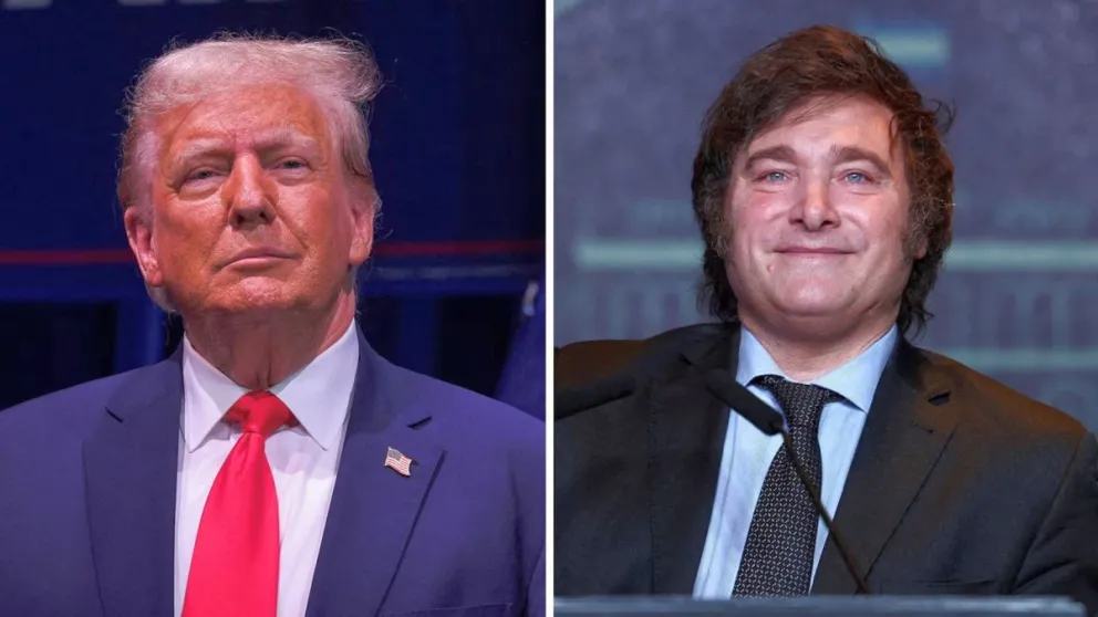 Javier Milei sueña con un Donald Trump ganador y viajaría en caso de un triunfo del republicano