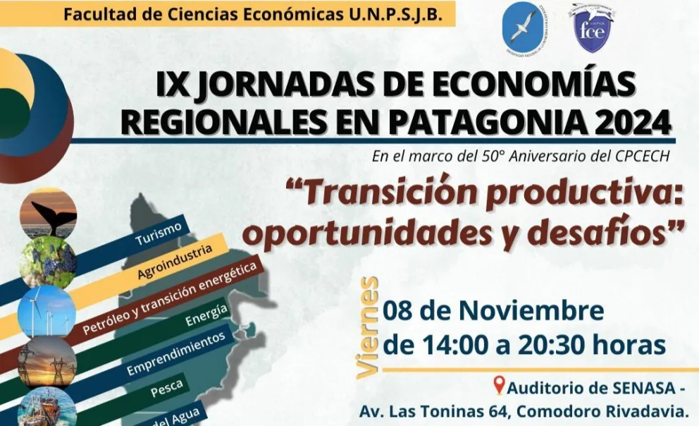 Se realizarán en la ciudad las IX Jornadas de Economías Regionales 