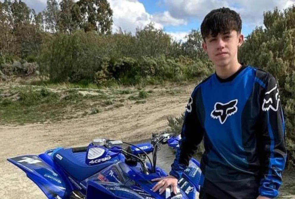 Quad Cross: Santino Villalobos correrá el Campeonato Binacional