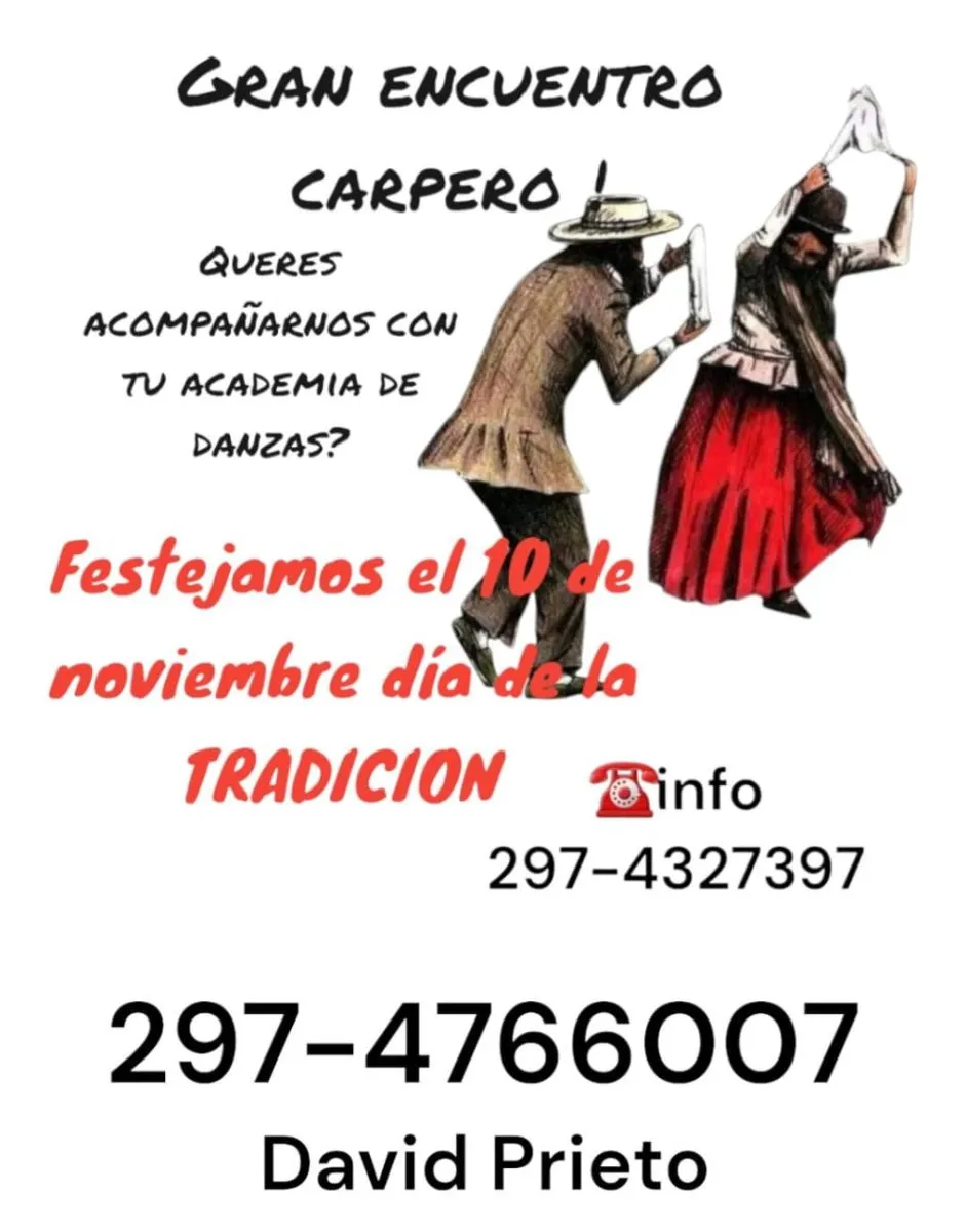Invitación a un “gran encuentro carpero” en plaza San Martín