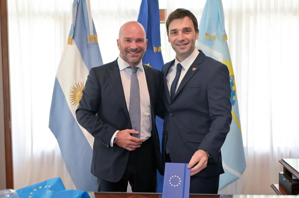 Torres se reunió con el Embajador de la Unión Europea en Argentina para fomentar la llegada de inversiones a la provincia
