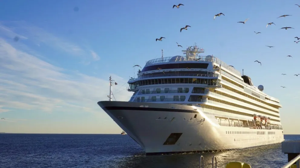 Puerto Madryn: El Viking Júpiter arribó por la Temporada de Cruceros