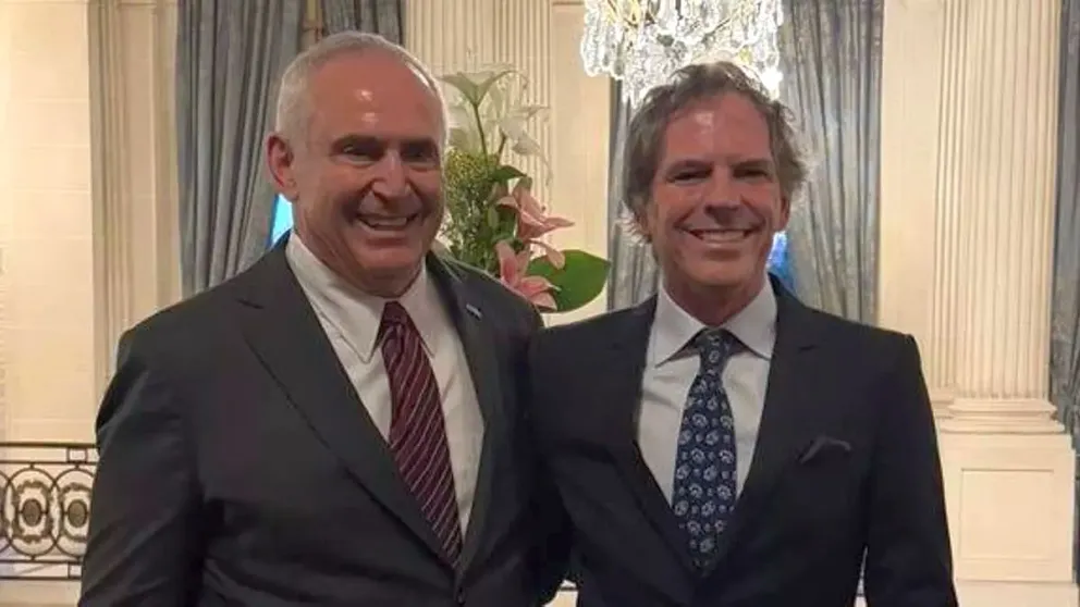 Debut  de Alec Oxenford como embajador: Cena junto a Marc Stanley y deseos de avanzar en una "alianza entre Argentina, EE.UU e Israel"