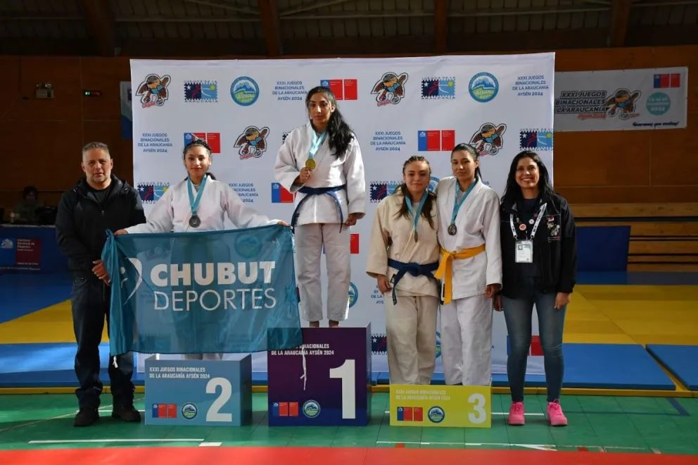 Los deportistas de Chubut siguen sumando medallas en los Juegos de la Araucanía en Chile