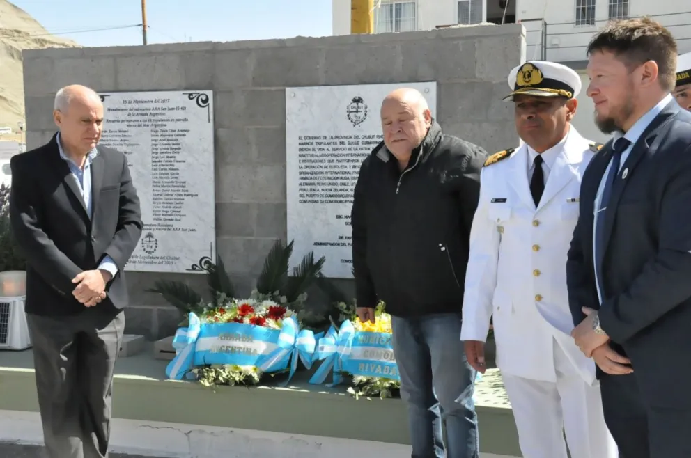 Recordaron en Comodoro a los 44 tripulantes del ARA San Juan a siete años de la tragedia